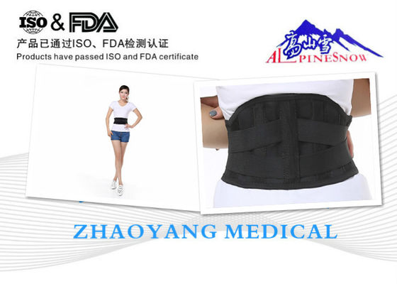 LA CHINE Taille noire de peau de dommages de ceinture de soutien de taille de chauffage d'individu pas 120Cm * 20cm fournisseur