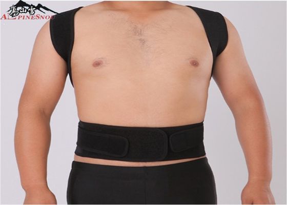 LA CHINE Appui unisexe de soutien respirable de taille et de dos de ceinture de soutien de taille de posture correcte noire fournisseur