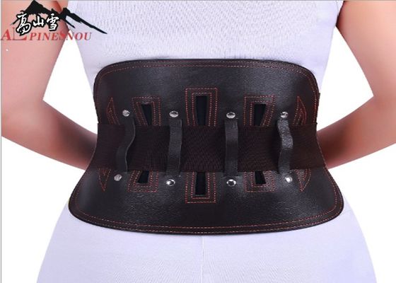 Chine Soulagement en cuir de ceinture de soutien de dos lombaire de plaques d'acier la douleur de la taille fournisseur