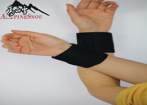 LA CHINE Ceinture de soutien de poignet de chauffage d'individu de Tourmaline avec le tissu en caoutchouc de chloroprène fournisseur
