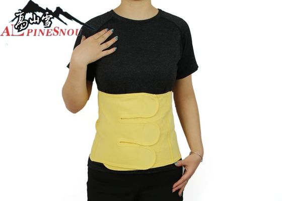 LA CHINE Couleur jaune épurée d'autocollants magiques en trois pièces abdominaux puerpéraux de ceinture de coton fournisseur