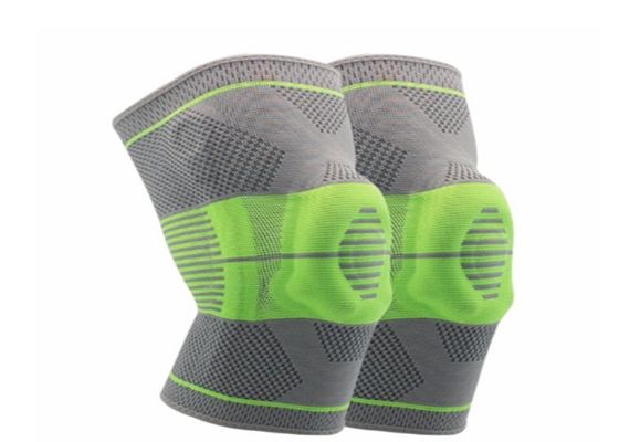 LA CHINE Couleur respirable élastique plate de tricotage de soutien T de genou du sport 3D adaptée aux besoins du client fournisseur