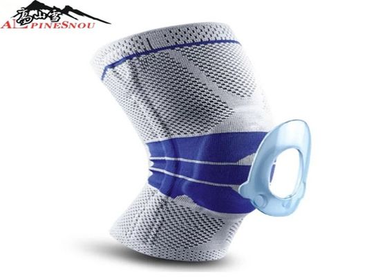 LA CHINE Protection en nylon de silicone de courroie de soutien de genou de sport anti-collision qui respecte l'environnement fournisseur