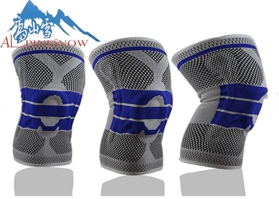 LA CHINE Courroie tricotée par élastique de soutien de genou de silicium pour l'aperçu gratuit de sport fournisseur