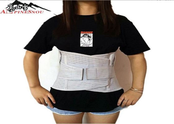 LA CHINE Couleur industrielle de gris de ceinture de soulagement de la douleur de taille de protection de taille d'accolade arrière fournisseur