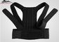Appui unisexe de soutien respirable de taille et de dos de ceinture de soutien de taille de posture correcte noire fournisseur