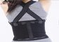 Ceintures lombaires inférieures portatives de soutien d'accolade arrière, ceinture arrière noire de protection fournisseur