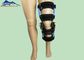 Soutien orthopédique de jambe de genou de bande réglable noire de soutien de réadaptation de fracture fournisseur
