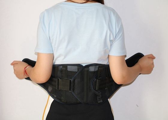 LA CHINE Ceinture respirable noire de soutien de taille de tissu de maille pour l'appui de taille d'entraîneur de taille de douleurs de dos fournisseur