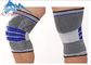 Courroie tricotée par élastique de soutien de genou de silicium pour l'aperçu gratuit de sport fournisseur